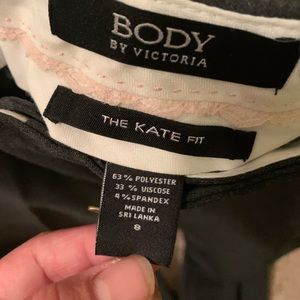Body by Victoria Secret Kate Grey slacks size 8
